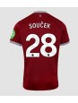 West Ham United Tomas Soucek #28 Domácí Dres 2025-26 Krátký Rukáv